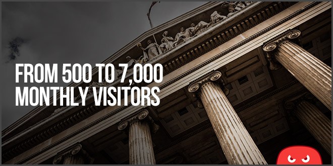 Law Firm SEO: From 500 to 7,000 Monthly Visitors
