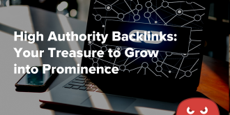 Image of computer with backlink symbol
